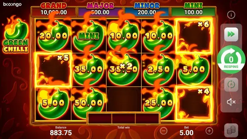 Green Chilli slot screenshot 6