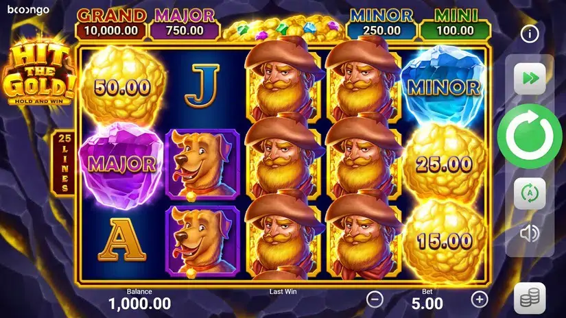 Hit The Gold slot screenshot 