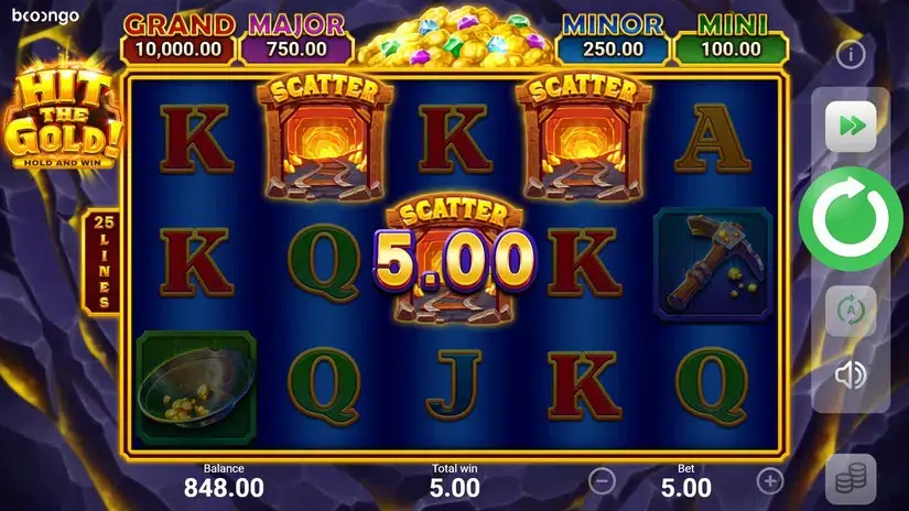 Hit The Gold slot screenshot 4