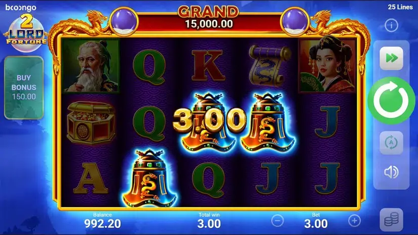 Lord Fortune 2 Hold and Win slot screenshot 2
