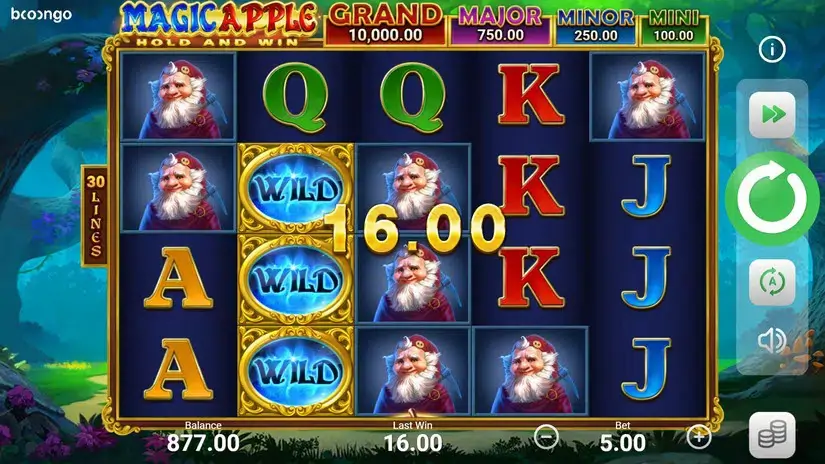 Magic Apple Hold and Win slot screenshot 2