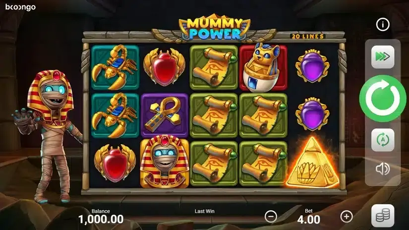 Mummy Power slot screenshot 1