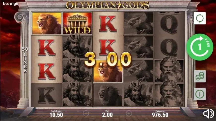 Olympian Gods slot screenshot 5