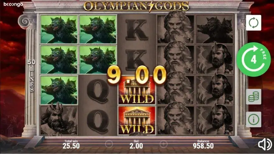 Olympian Gods slot screenshot 6