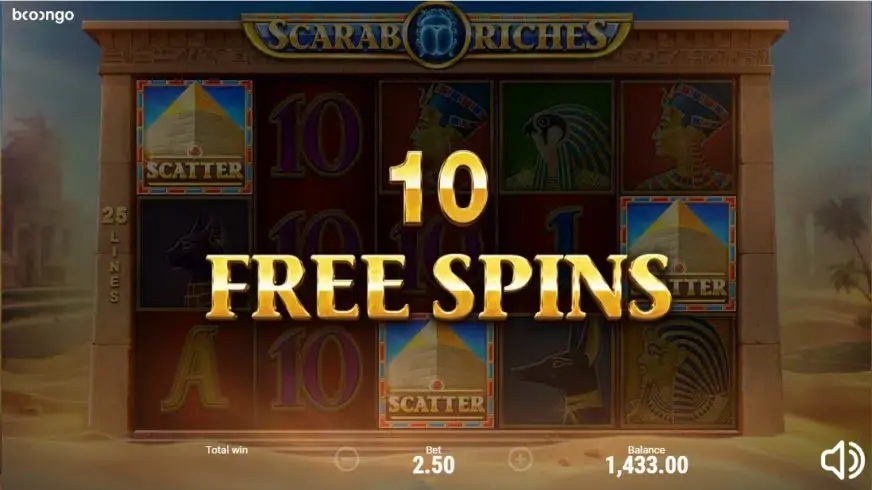 Scarab Riches slot screenshot 3