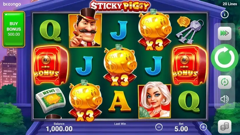 Sticky Piggy slot screenshot 1