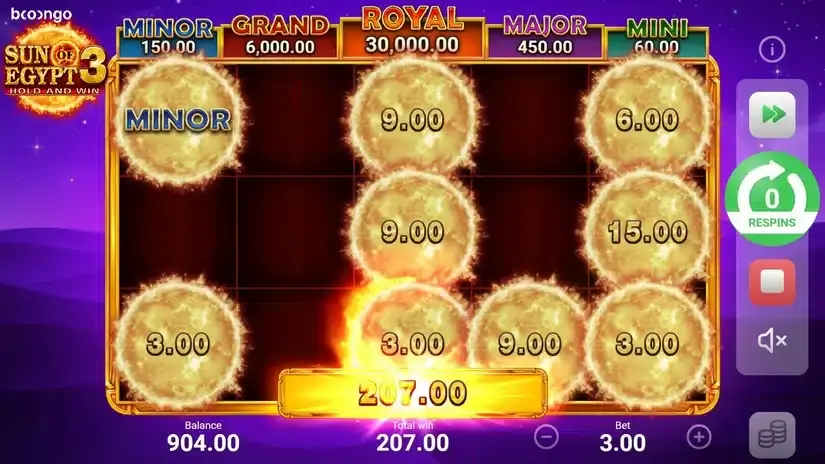 Sun of Egypt 3 slot screenshot 6