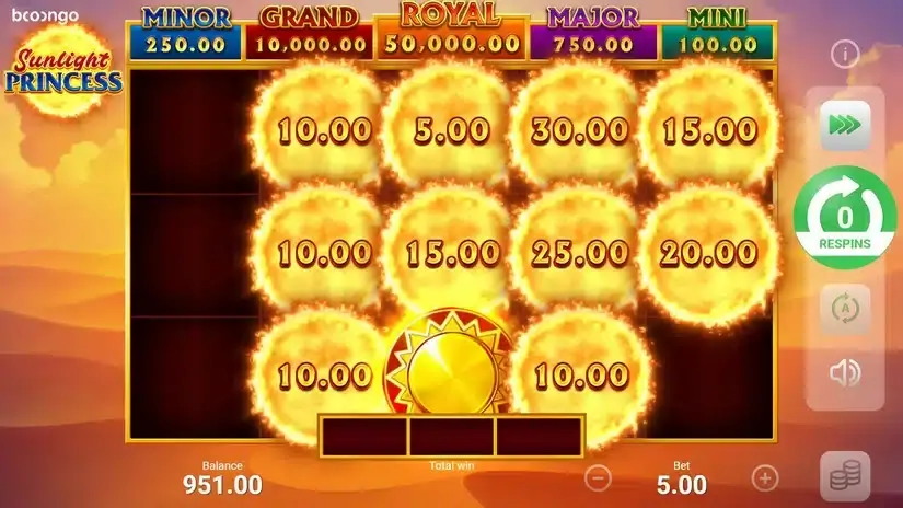 Sunlight Princess slot screenshot 4