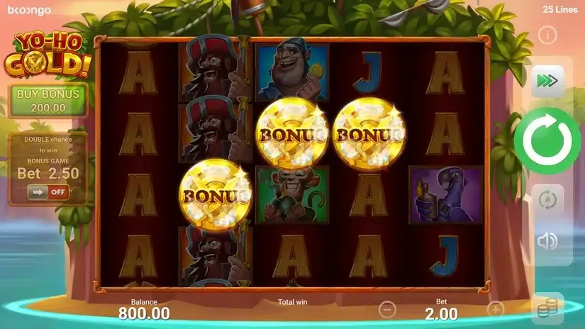 Yo-Ho Gold! slot screenshot 2