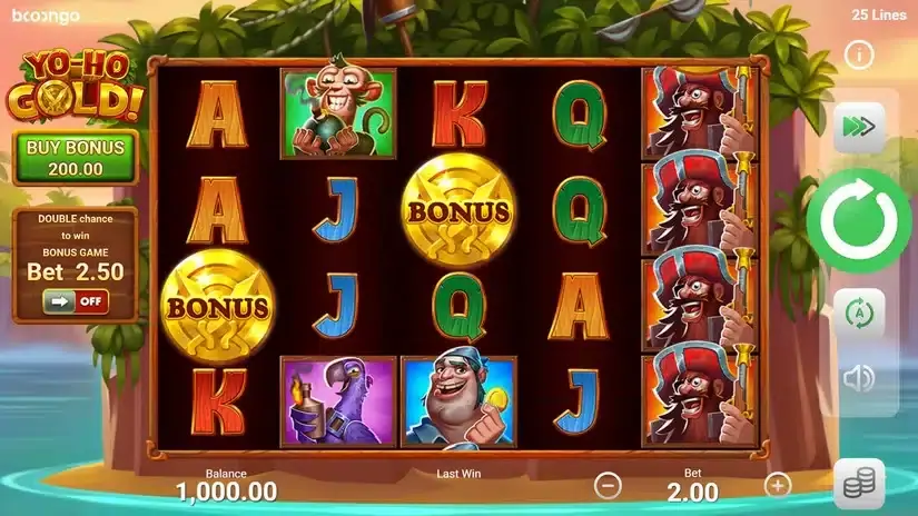 Yo-Ho Gold! slot screenshot 1