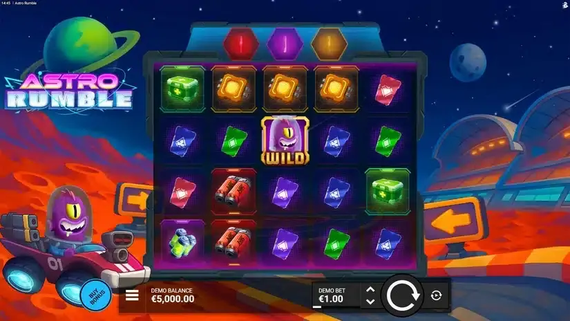 Astro Rumble slot screenshot 