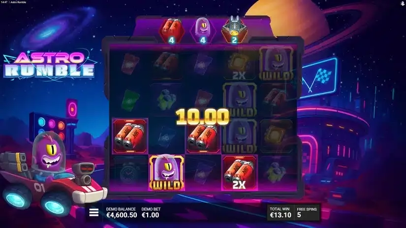 Astro Rumble slot screenshot 
