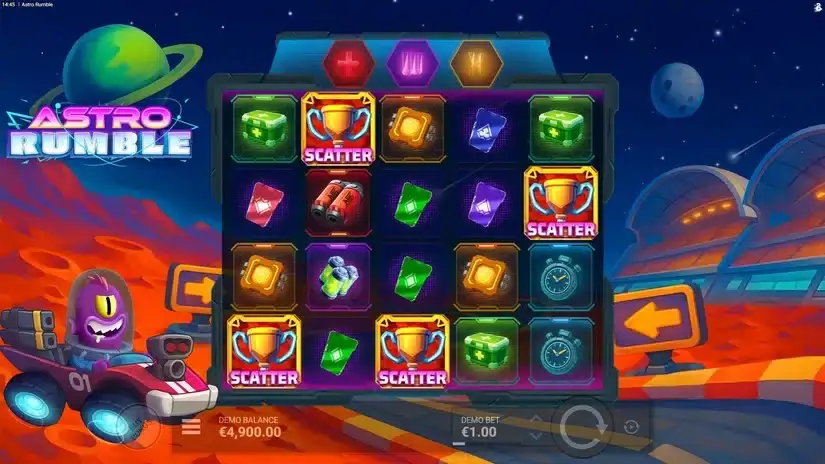Astro Rumble slot screenshot 2