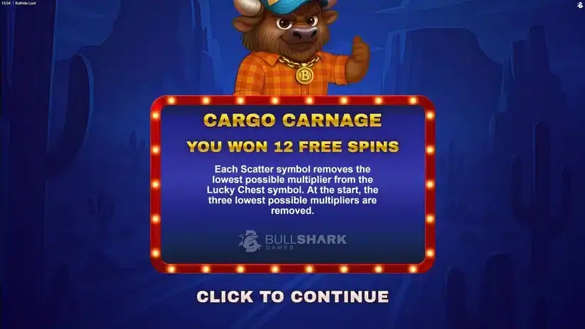 Bullride Loot slot screenshot 3