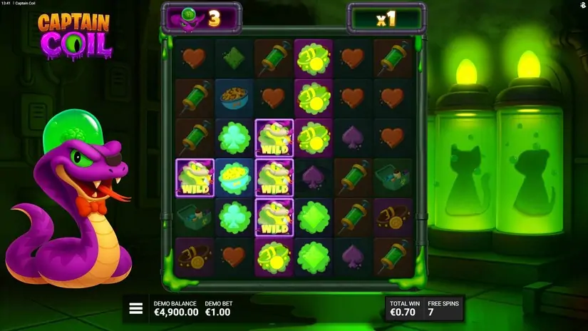 Captain Coil slot screenshot 5