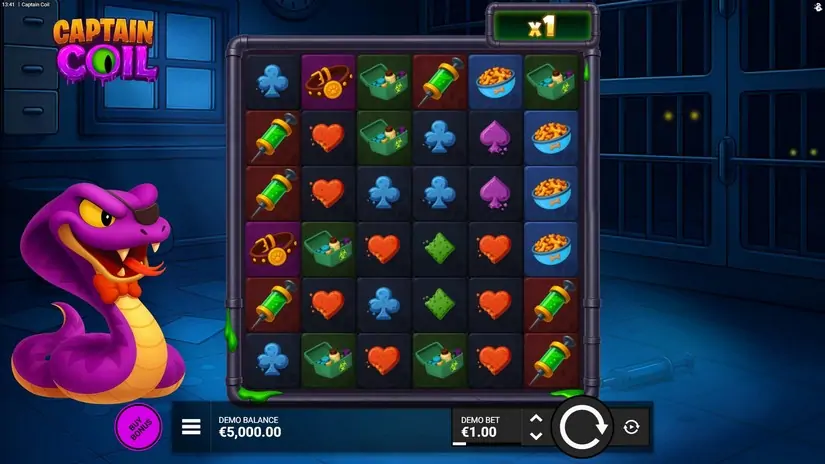 Captain Coil slot screenshot 1