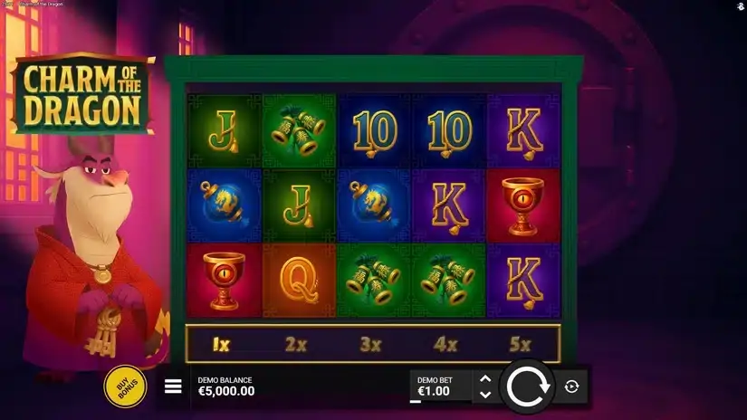 Charm of the Dragon slot screenshot