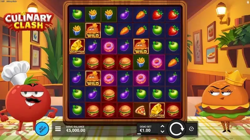 Culinary Clash slot screenshot 