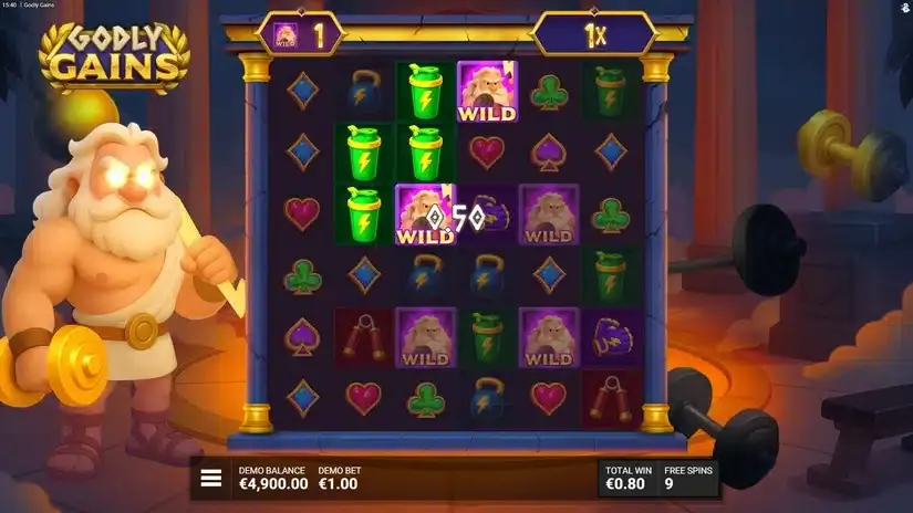 Godly Gains slot screenshot 5