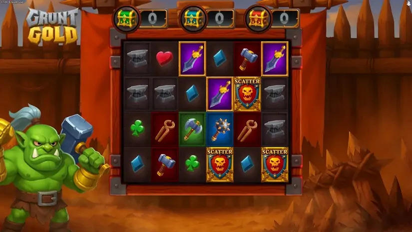 Grunt Gold slot screenshot 2