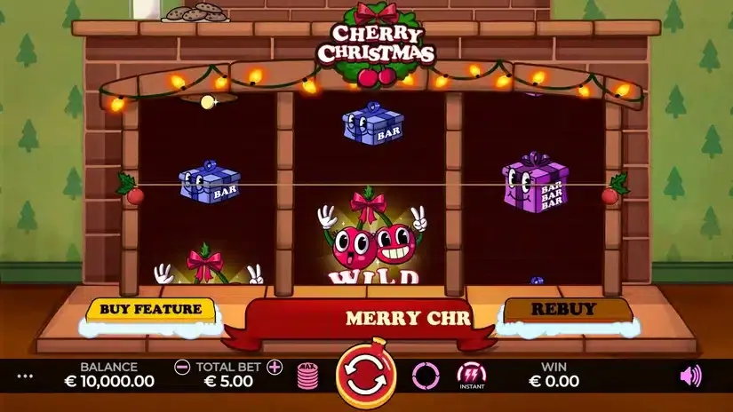 Cherry Christmas slot screenshot 1