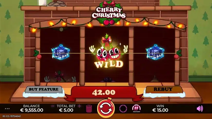 Cherry Christmas slot screenshot 4