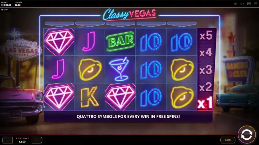Classy Vegas slot screenshot 