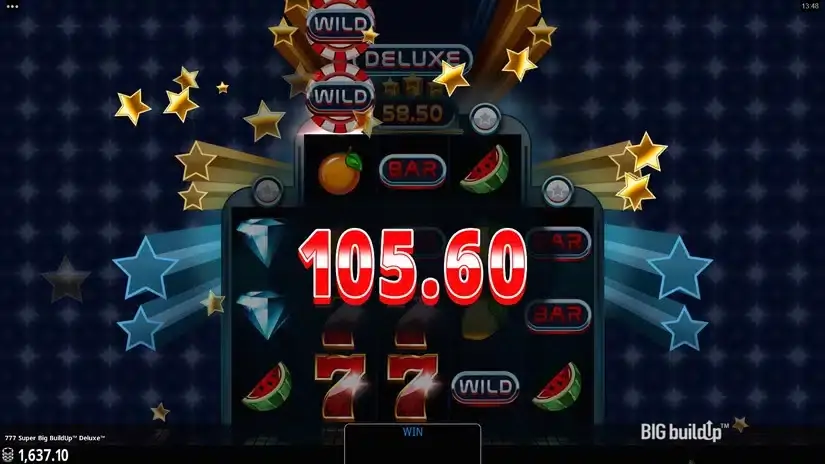 777 Super BIG BuildUp Deluxe slot screenshot 4