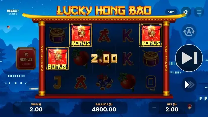 Lucky Hong Bao slot screenshot 2