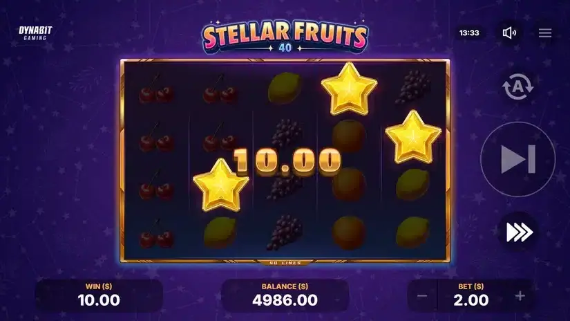 Stellar Fruits 40 slot screenshot 2