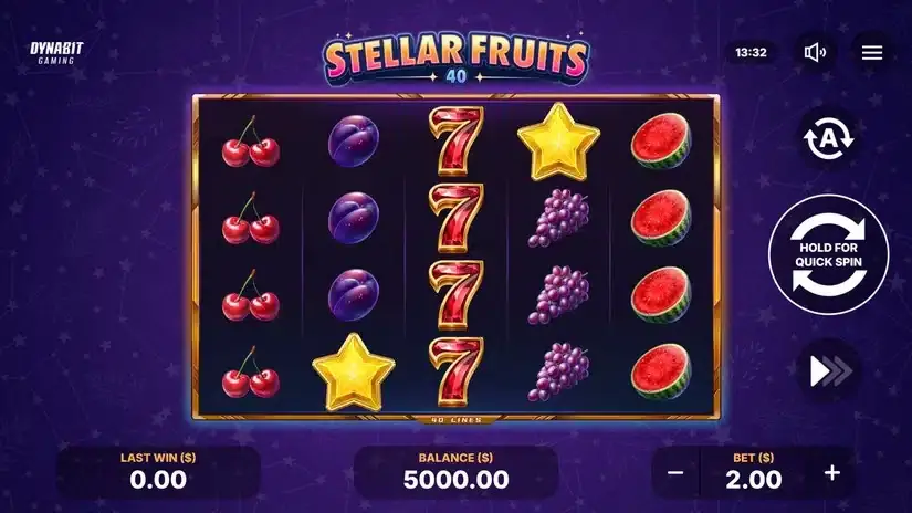 Stellar Fruits 40 slot screenshot 1