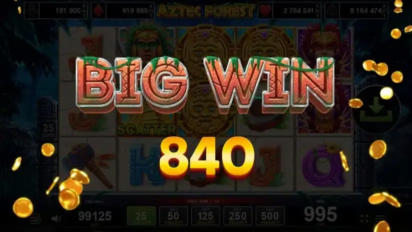 Aztec Forest slot screenshot 6