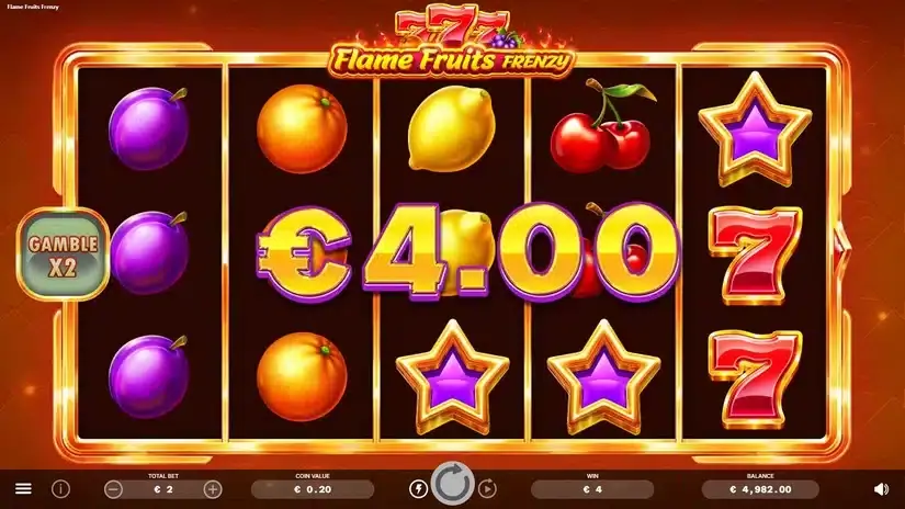 Flame Fruits Frenzy slot screenshot 3