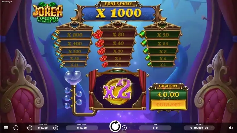 Joker Cashpot slot screenshot 2
