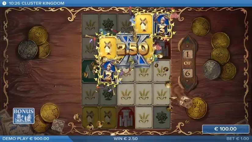 Cluster Kingdom slot screenshot 4