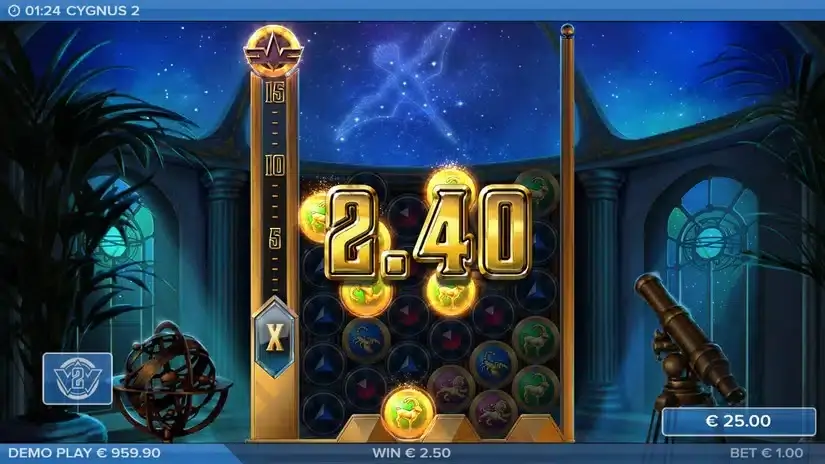 Cygnus 2 slot screenshot 2