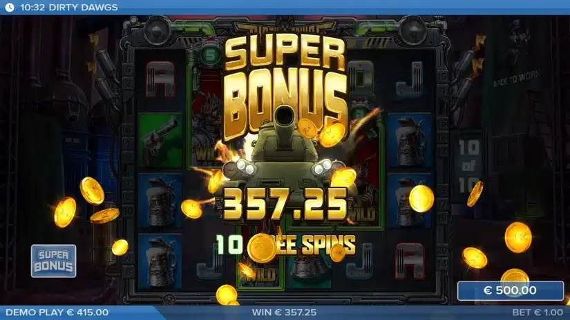 Dirty Dawgs of Nitropolis slot screenshot 