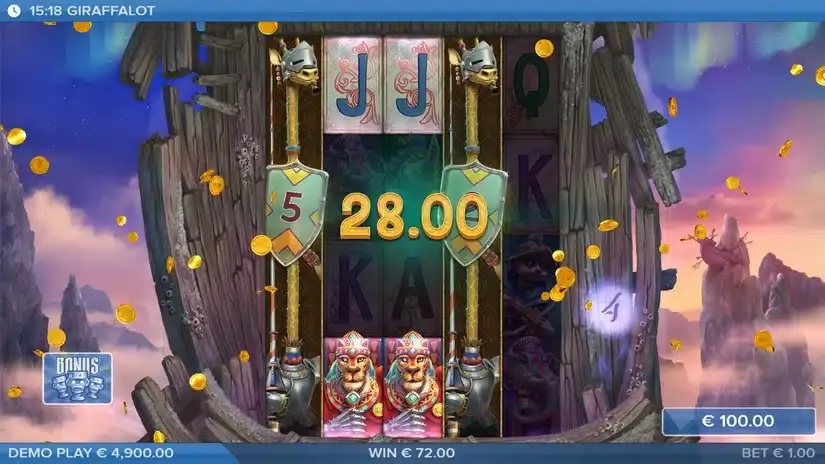 Giraffalot slot screenshot 