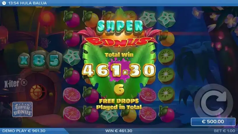 Hula Balua slot screenshot 