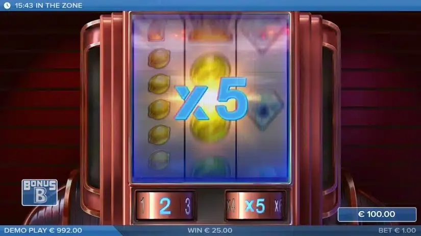 In the Zone slot screenshot 