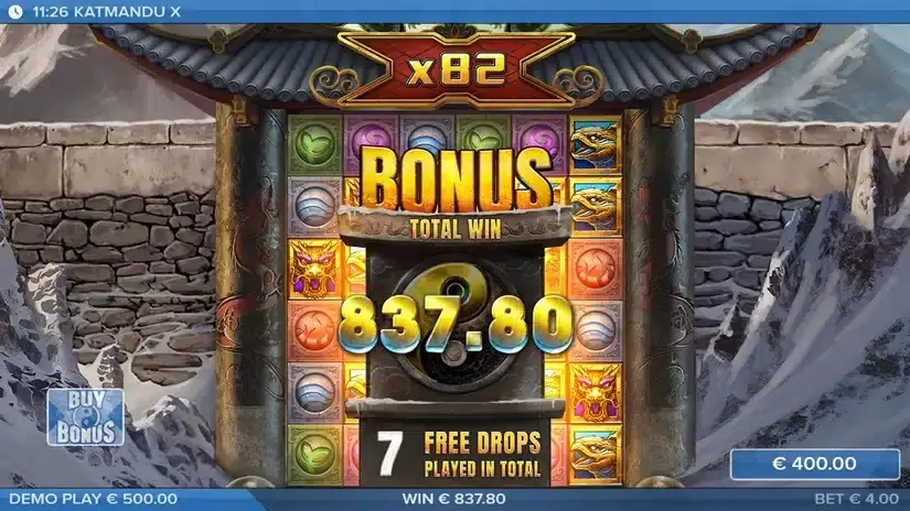 Katmandu X slot screenshot 6