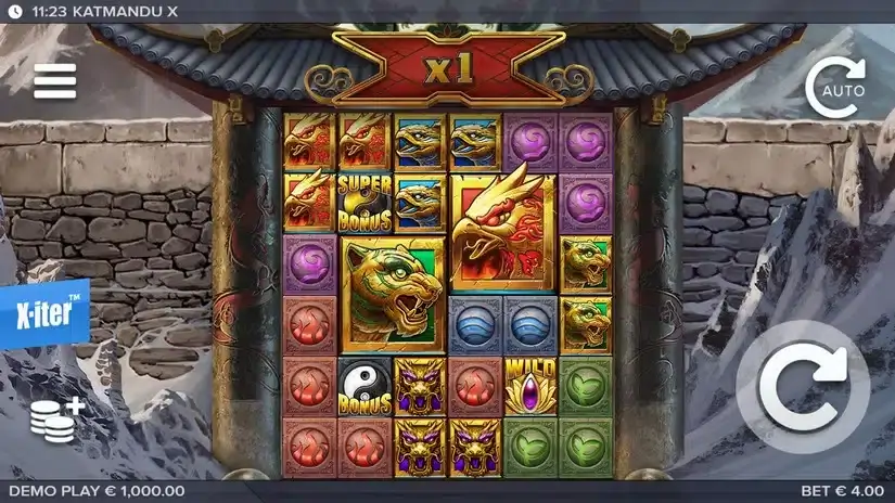 Katmandu X slot screenshot 