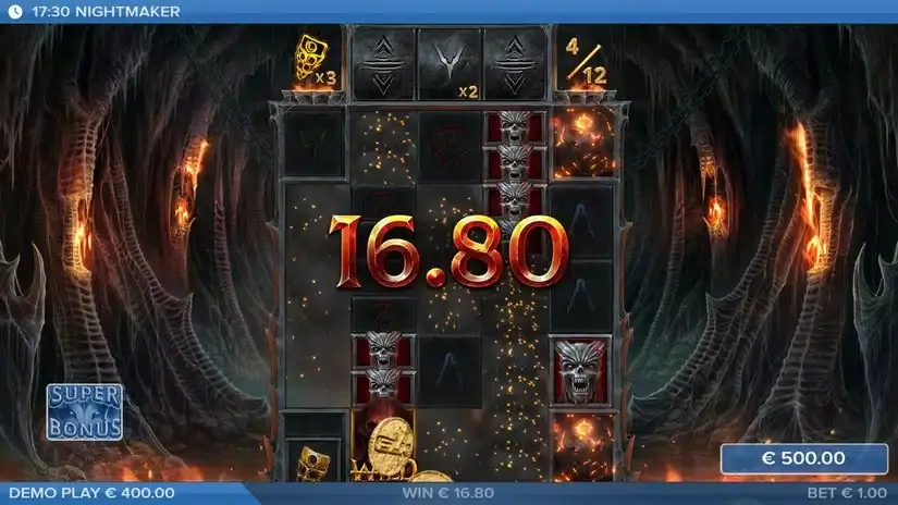 Nightmaker slot screenshot 4