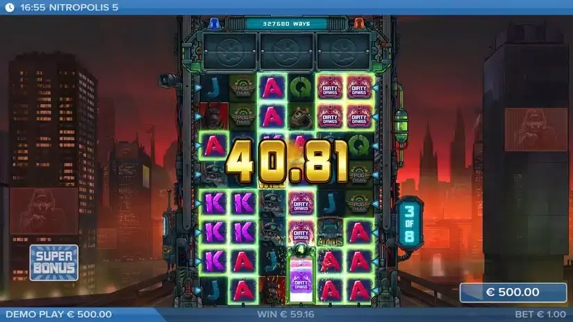 Nitropolis 5 slot screenshot 