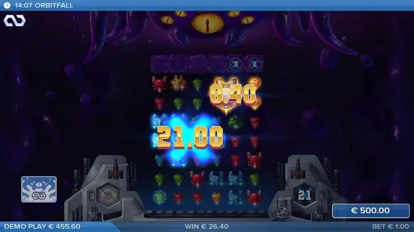 Orbitfall slot screenshot 3