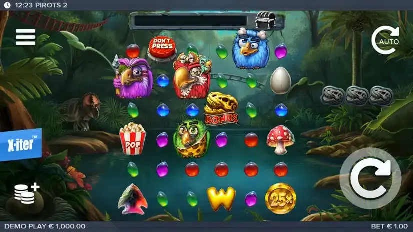 Pirots 2 slot screenshot 