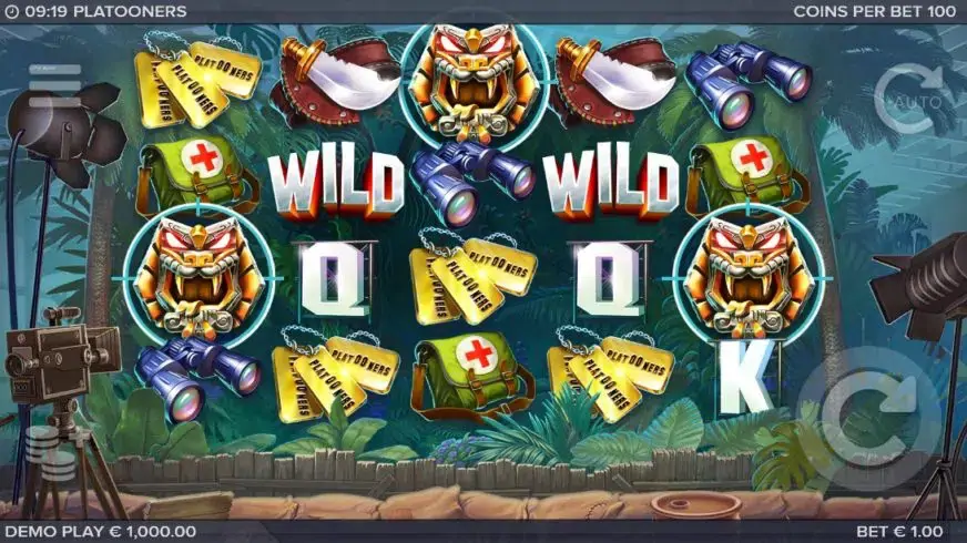 Platooners slot screenshot 1