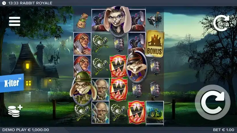 Rabbit Royale slot screenshot 