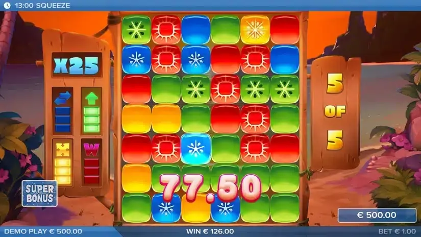 Squeeze slot screenshot 