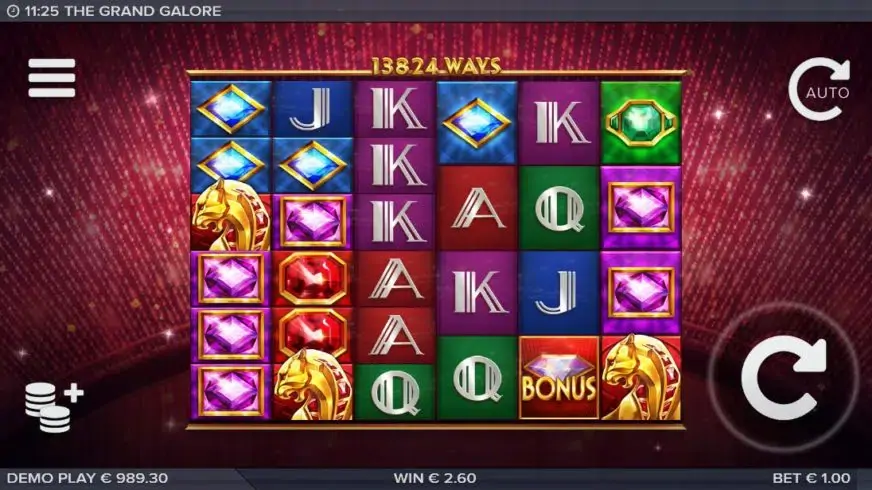 The Grand Galore slot screenshot 2